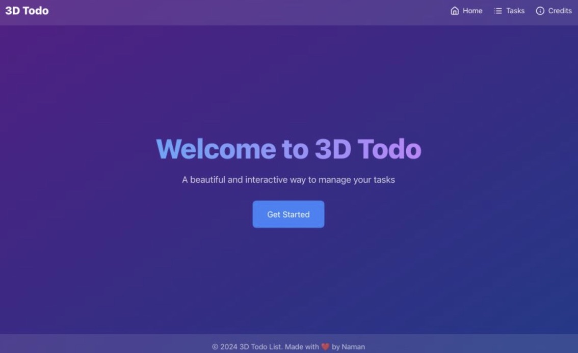 3D ToDo (nothing 3d about it)